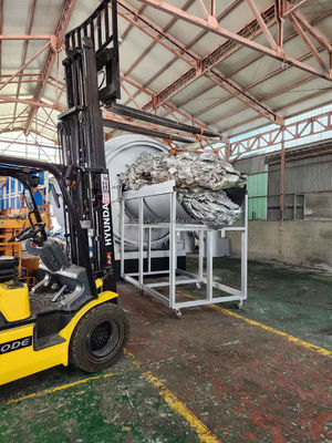 15 toneladas Capacidad de manejo Línea de producción de reciclaje de aceite de caucho Máquinas de pirólisis
