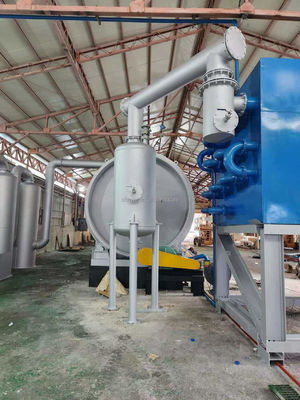 Refinado de aceite de combustibles a partir de neumáticos de pequeños residuos Máquina de pirólisis con instalación gratuita