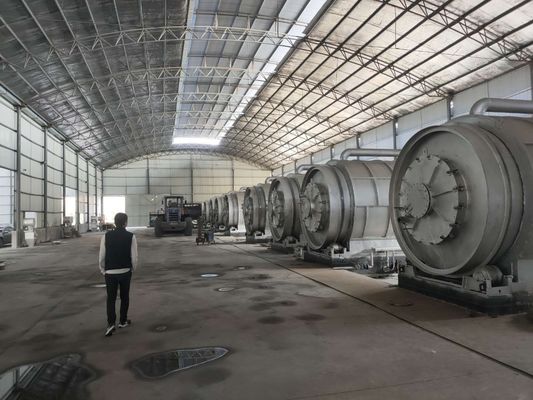 Equipo de pirólisis de 10 T/día para la conversión de plástico en combustible diesel