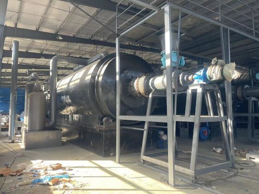 Planta de pirólisis de 10 toneladas para la línea de producción de plástico/neumáticos para diesel