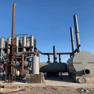 Máquina de descoloración por pirólisis de aceite a combustible diesel para D1600*3500mm de materia prima