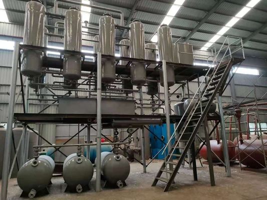 Máquina de descoloración por pirólisis de aceite a combustible diesel para D1600*3500mm de materia prima