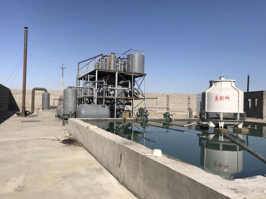 Máquina de descoloración por pirólisis de aceite a combustible diesel para D1600*3500mm de materia prima