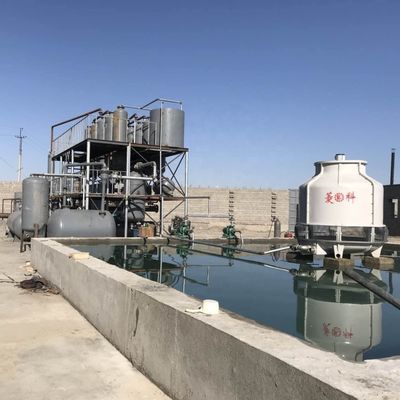 Planta modular de destilación al vacío de petróleo crudo para diésel y combustible para aviones