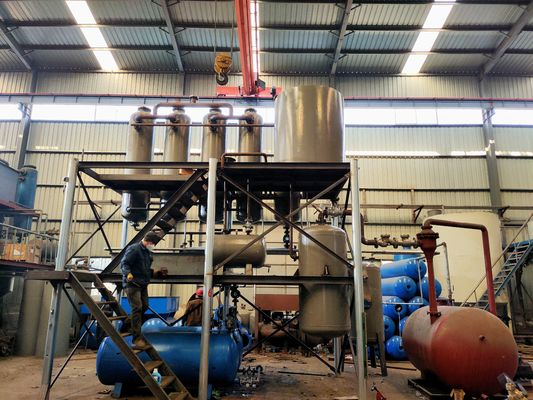 Planta modular de destilación al vacío de petróleo crudo para diésel y combustible para aviones